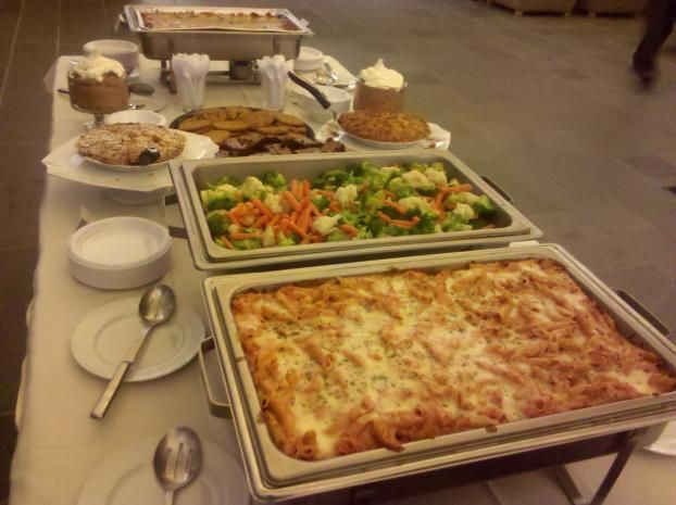 A recent caterer job in the  area