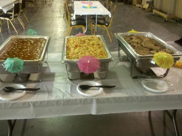 A recent caterer job in the  area