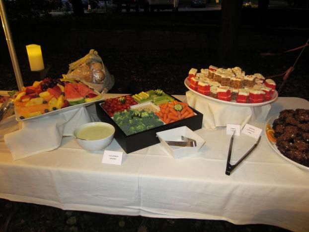 A recent caterer job in the  area