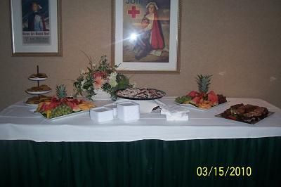 A recent caterer job in the  area