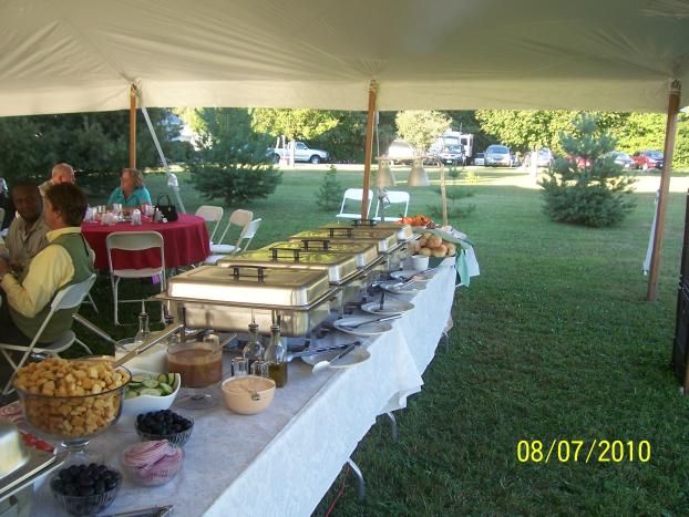 A recent caterer job in the  area